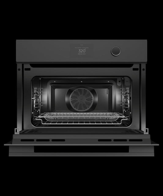 FISHER & PAYKEL OM24NMTDB1 Combination Microwave Speed Oven, 24", 22 Function - OM24NMTDB1-KT