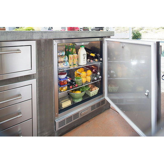 Alfresco 28-Inch Single Door Refrigerator Urs-1xe