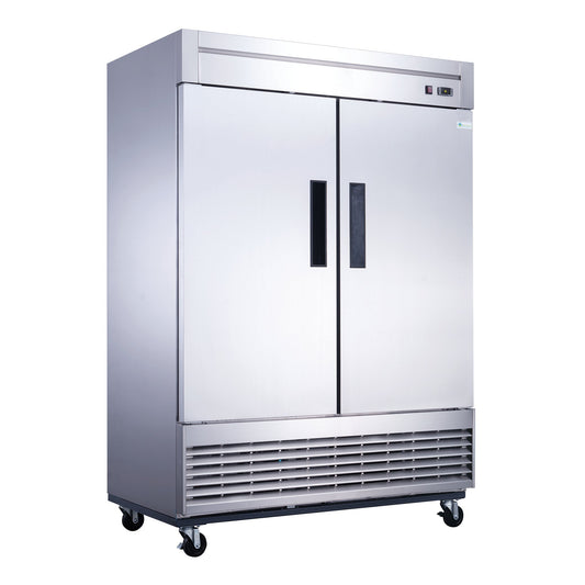 Chef AAA - Commercial 55" Reach-In Refrigerator Solid 2 Door 40 cu.ft. - T55R