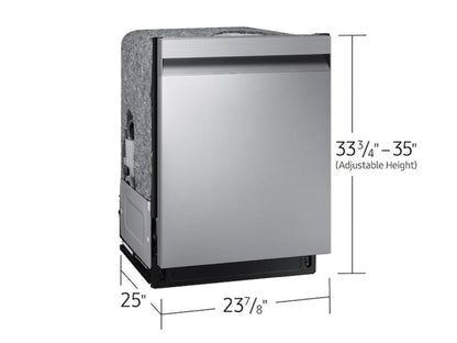 SAMSUNG DW80CG5450SR AutoRelease Smart 46dBA Dishwasher with StormWash(TM) in Stainless Steel - DW80CG5450SR-KT