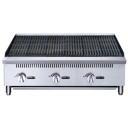 Chef AAA Commercial 36 in. Countertop Charbroiler - TCCB36