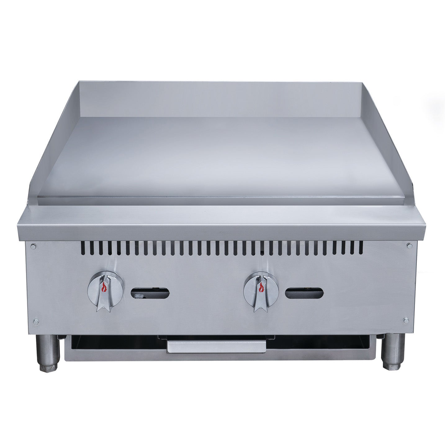 Chef AAA Commercial 24 in. Countertop with Griddle with 2 Burners NG - TCGM24