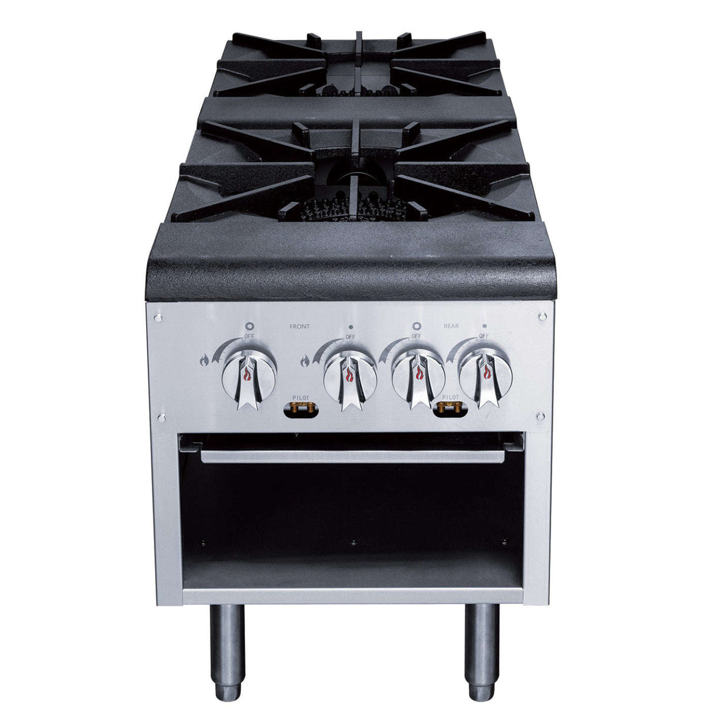 Chef AAA - Commercial 2 Burner Stock Pot Range - TCSPA2