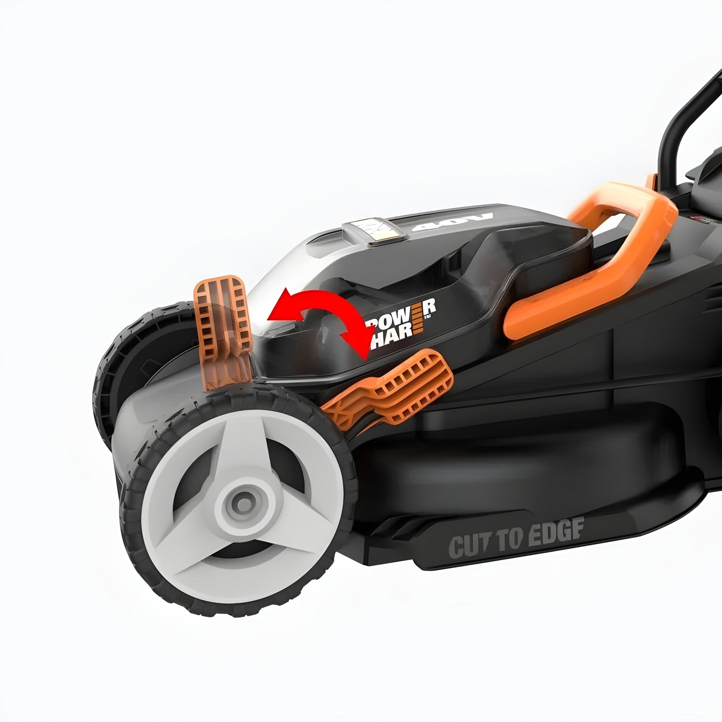 Worx WG779 Cordless 40V Power Share 14" Push Lawn Mower - WG779