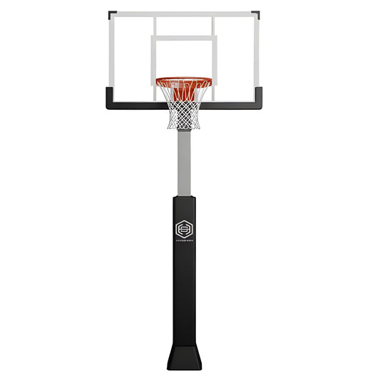 Dominator 54" Glass Backboard Adjustable Basketball Hoop - 542-aa