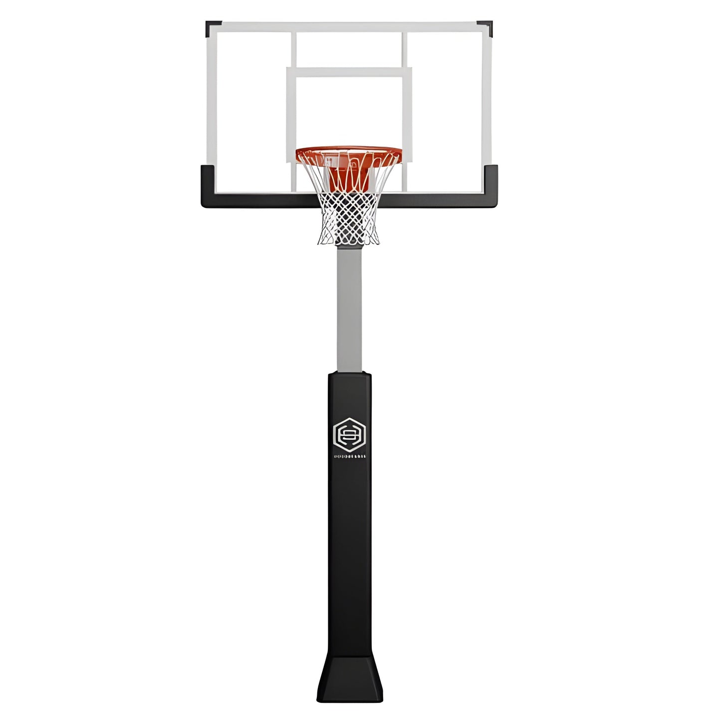 Dominator 54" Glass Backboard Adjustable Basketball Hoop - 542-aa