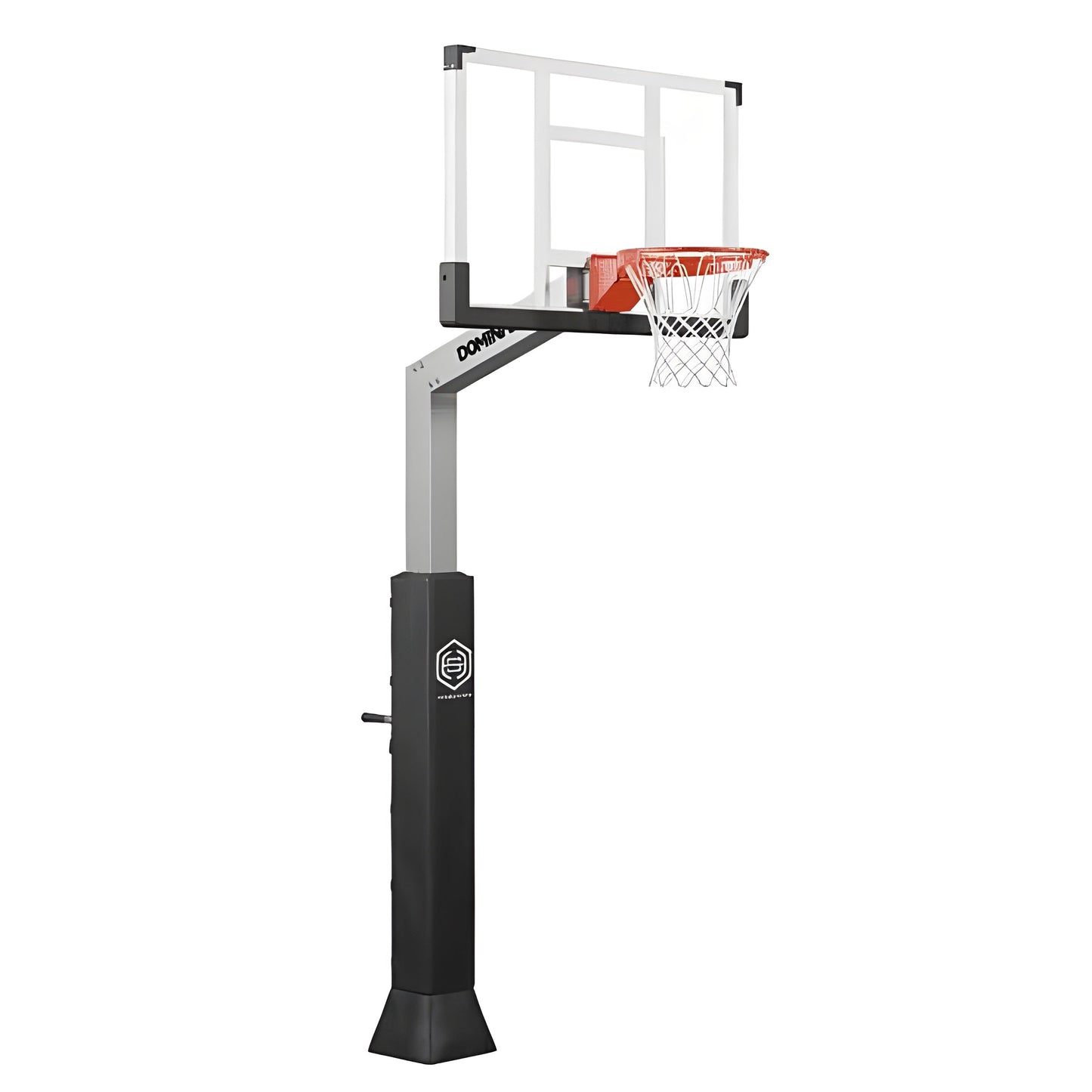 Dominator 54" Glass Backboard Adjustable Basketball Hoop - 542-aa