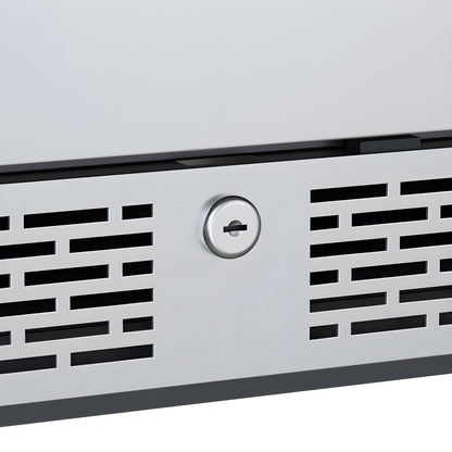 Avallon 30 Inch Wide 54 Bottle Capacity Wine Cooler with Door Locks and 2 Cooling Zones - AWC152SZDUAL