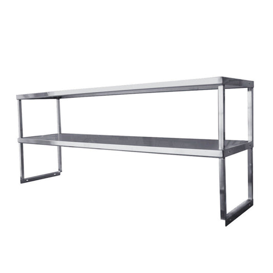 Chef AAA - DS1236, Commercial Double Over Shelf Stainless Steel Heavy Duty - DS1236