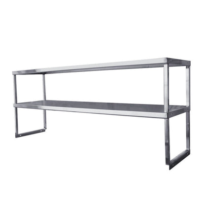 Chef AAA - DS1236, Commercial Double Over Shelf Stainless Steel Heavy Duty - DS1236