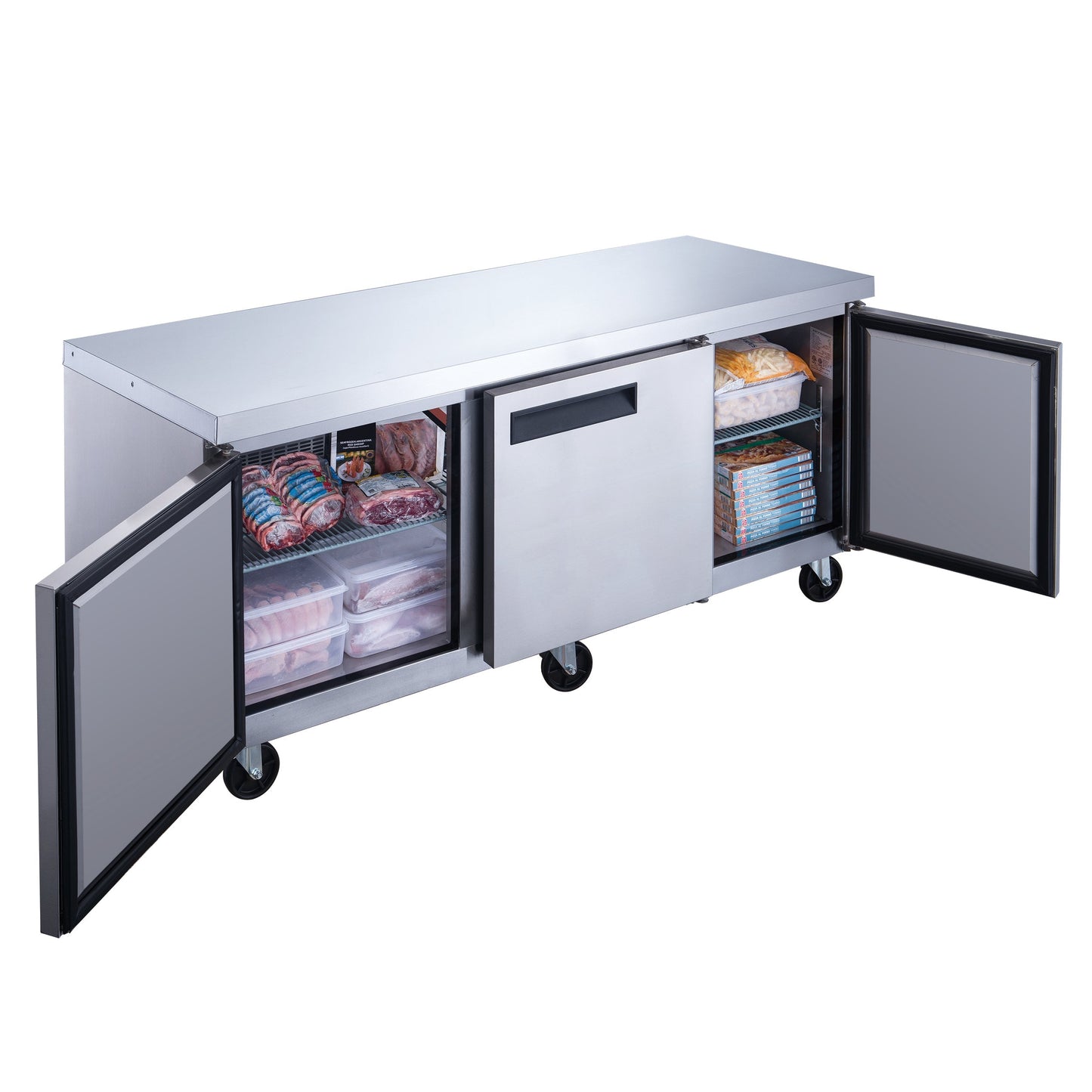 Chef AAA - TUC72R Commercial 72" Undercounter Worktop Refrigerator 18.9cu.ft. - TUC72R