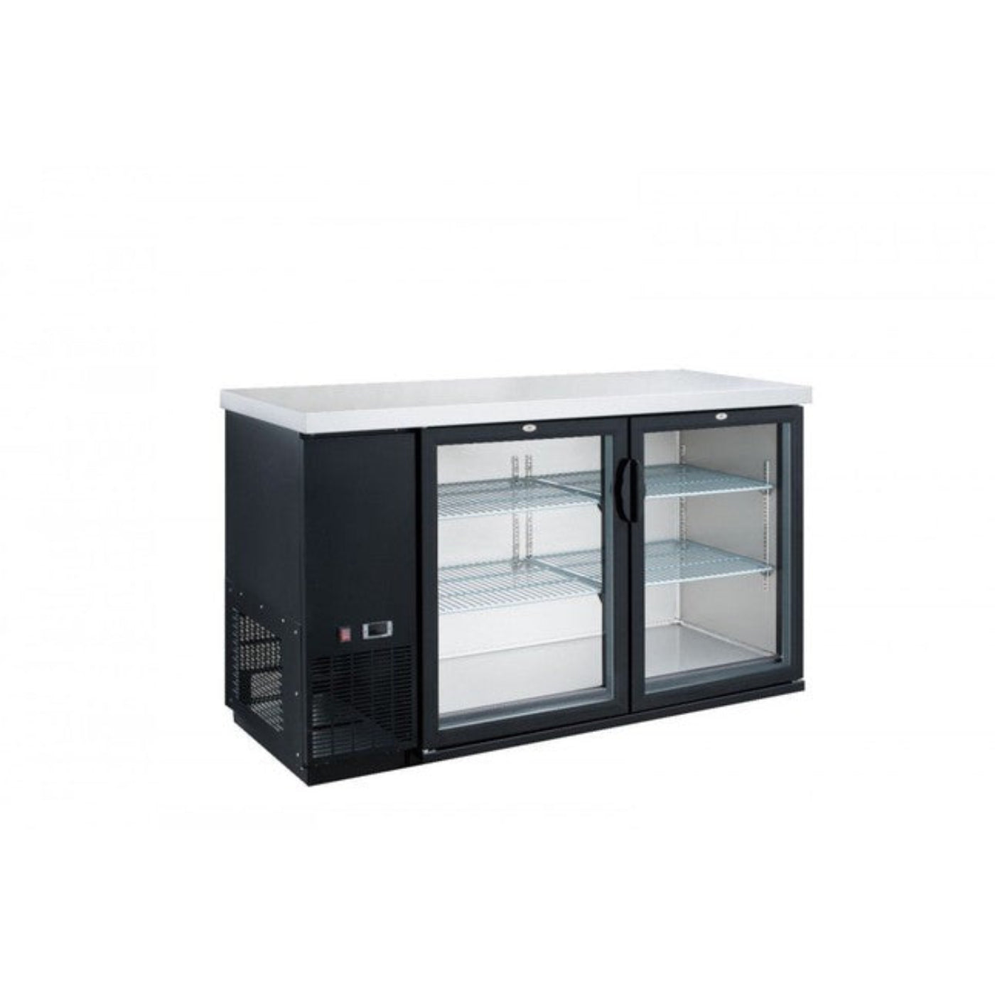Chef AAA - Commercial 61" Glass Door Back Bar Refrigerator 15.2 cu.ft. - TBB-60G-HC