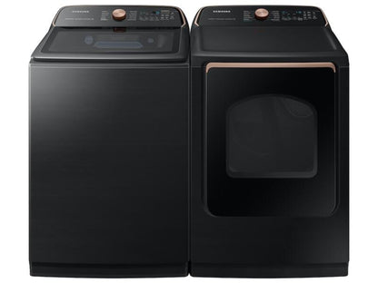 SAMSUNG 7.4 CF SMART ELECTRIC DRYER W STEAM SANITIZE+ AND SENSOR DRY - DVE55A7700V-KT