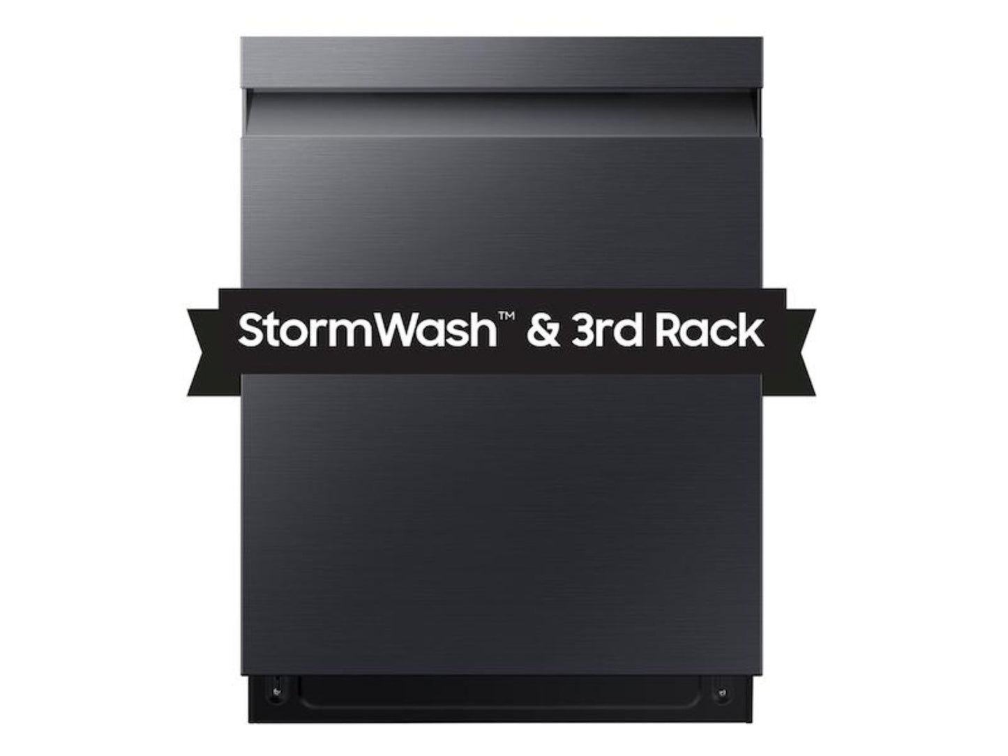 SAMSUNG AutoRelease Smart 46dBA Dishwasher with StormWash(TM) in Matte Black Steel - DW80CG5450MT-KT