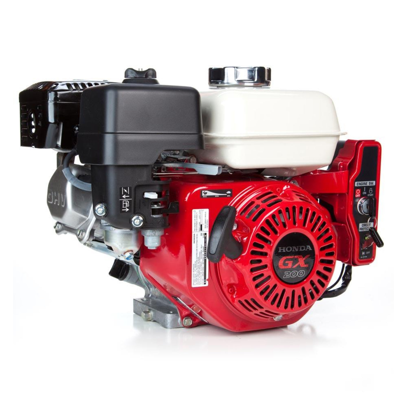 Honda Horizontal Engine with Electric Start - HDA,GX200-QXE2