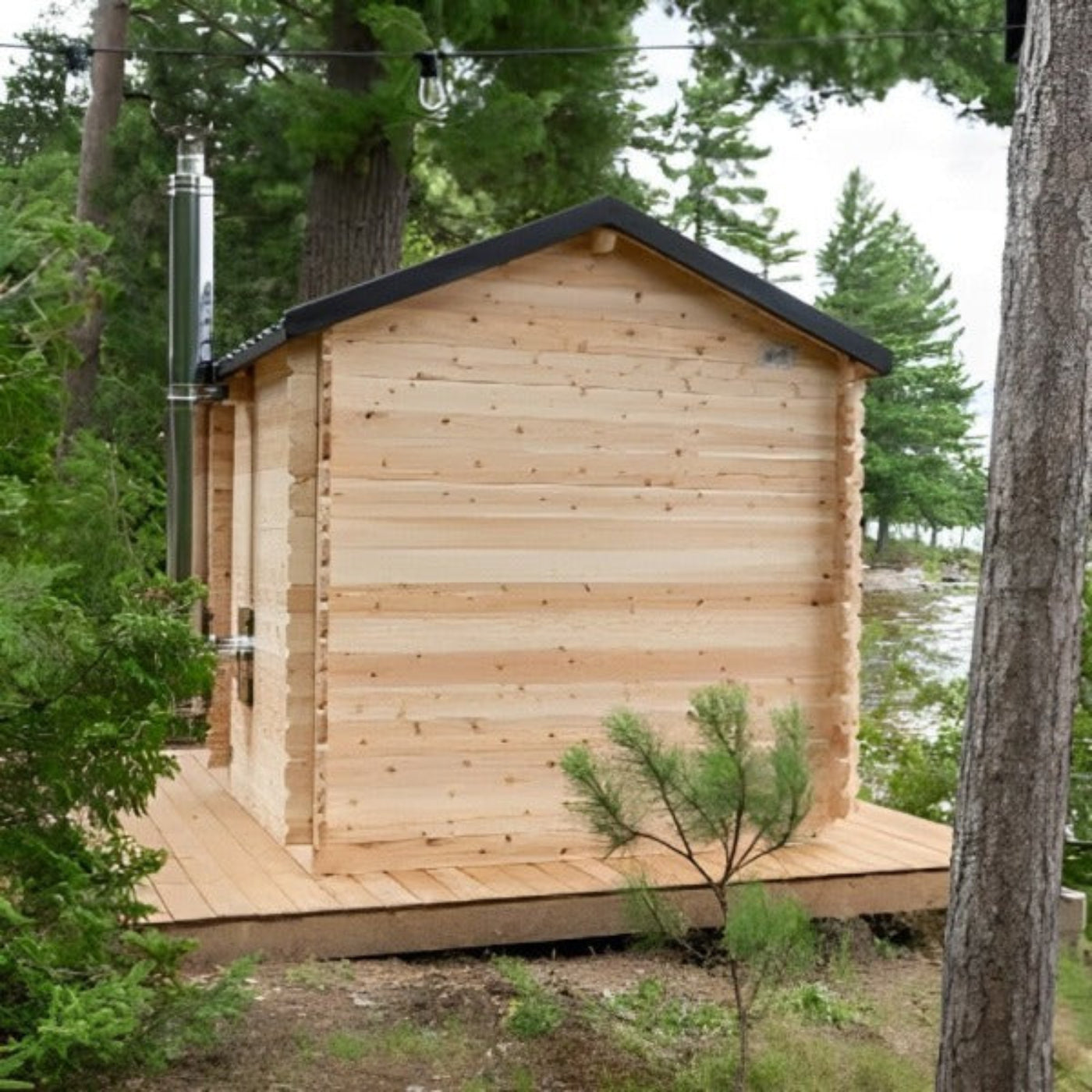 Dundalk Leisure Canadian Timber Georgian Cabin Sauna CTC88W - CTC88W-NH