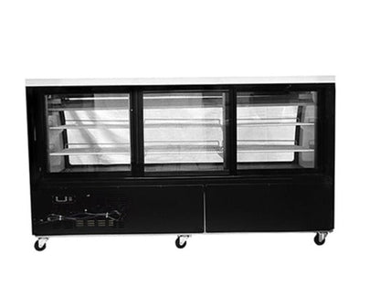 Saba - SCGG-82, Commercial 82" Deli Display Case Refrigerator Showcase 32 cu. ft. - SCGG-82