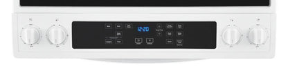 WHIRLPOOL WEE515S0LW 4.8 Cu. Ft. Whirlpool® Electric Range with Frozen Bake™ Technology - WEE515S0LW-KT