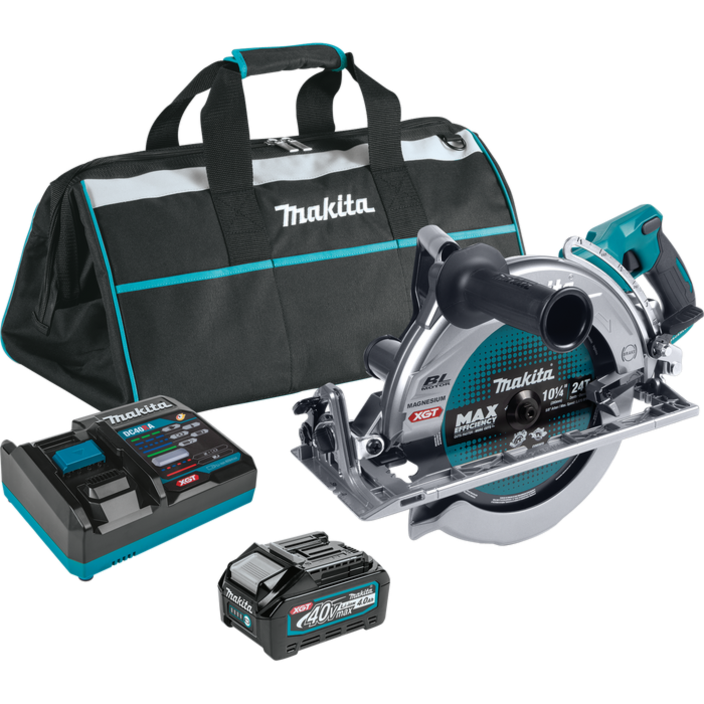Makita 40V Max XGT Circular Saw Kit Rear Handle 10-1/4 In. AWS Capable - GSR02M1