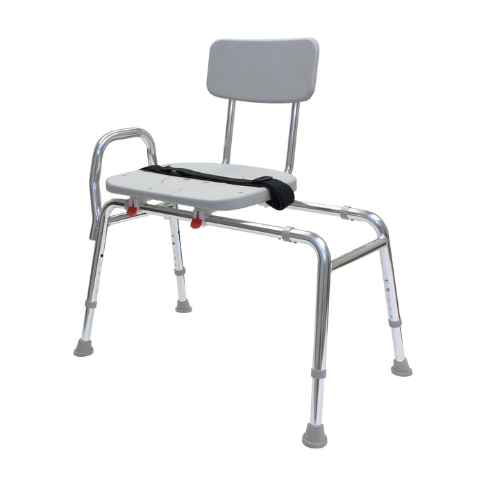 Eagle Health 70311 Pro-Slide Bath Chair Transfer Bench with Cut-Out