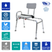 Eagle Health 70311 Pro-Slide Bath Chair Transfer Bench with Cut-Out