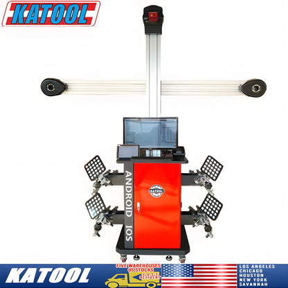 Katool Wheel Alignment Machine Full-Automatic Works on 2 Post & Scissor Lift AV9 - KT-AV9