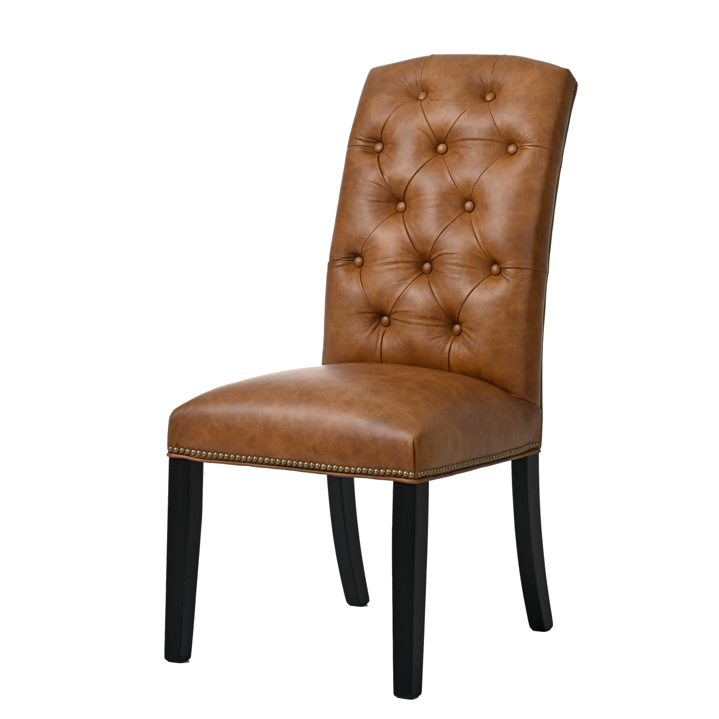 QW Amish Dalton Tufted Upholstered Side Chair - 258M-DAL-404-TUFTED(D)-SIDE-1/2SIDE BY SIDE,06 OLD GOLD,SO-FAB