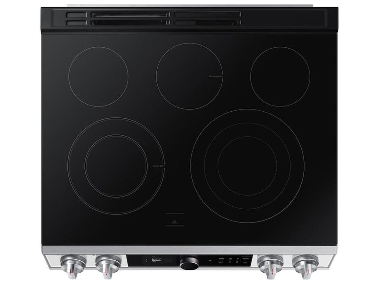 SAMSUNG Bespoke Smart Slide-in Electric Range 6.3 cu. ft. with Smart Dial & Air Fry in White Glass - NE63BB871112AA-KT
