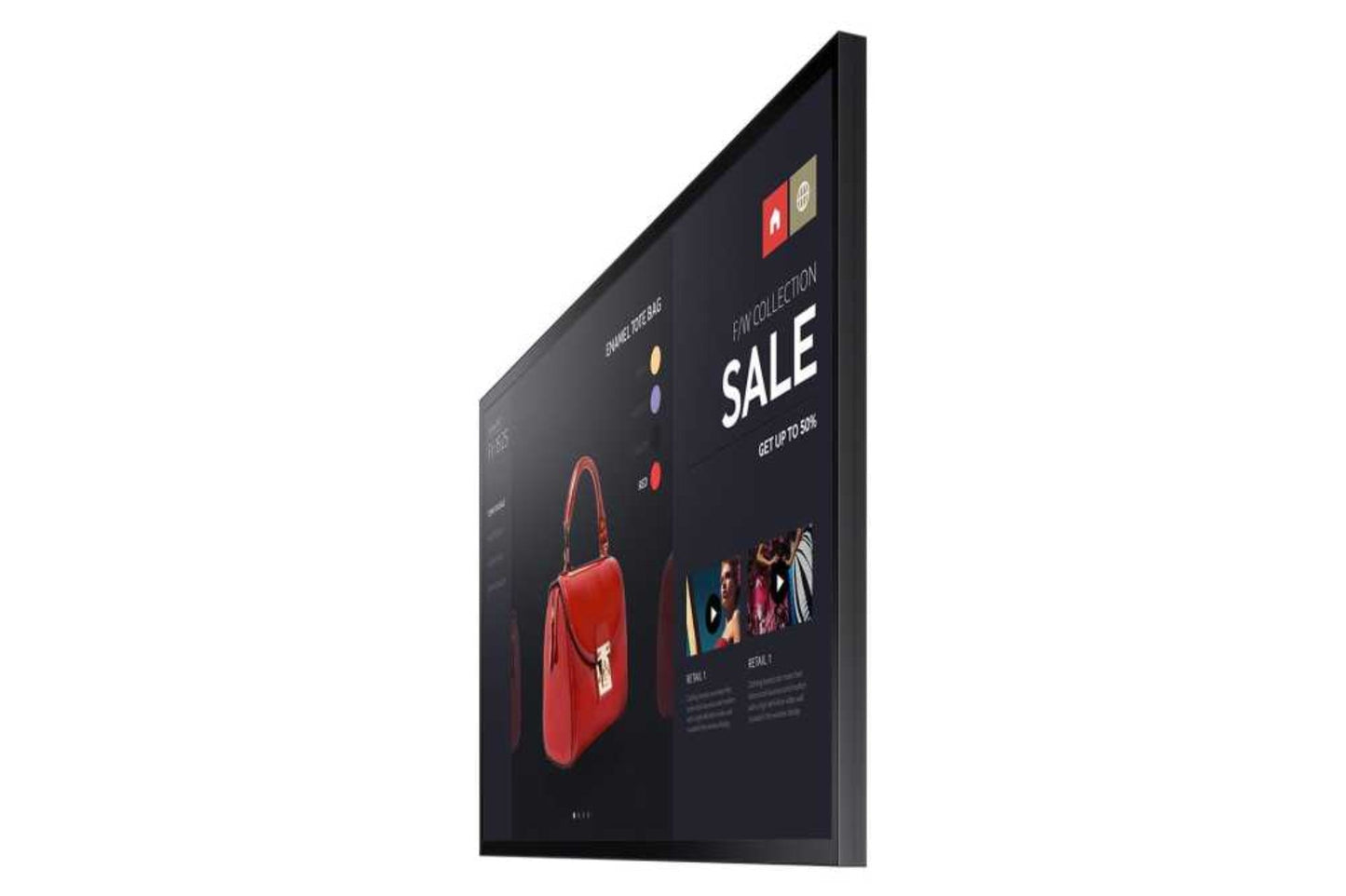 Samsung PM43F-BC 43" Edge-Lit LED Multi-Point Capacitive Touch Display for Business -PM43FBC