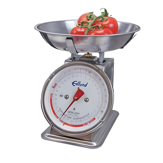 Edlund HDR-2DP-B 32 oz Graduation Top Loading Countertop Dial Type Portion Scale - EDHDR2DPB