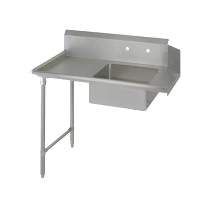 John Boos EDTS8-S30-L60 Soiled Straight 60" W x 30" D Dishtable - JBEDTS8S30L60