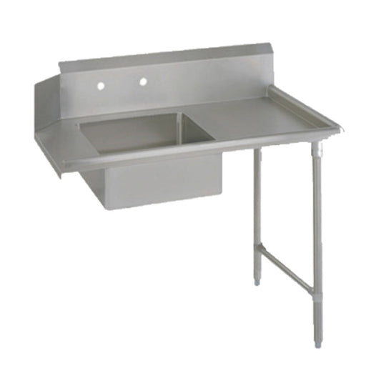 John Boos EDTS8-S30-R72 Soiled Straight 72" E x 30" D Dishtable - JBEDTS8S30R72