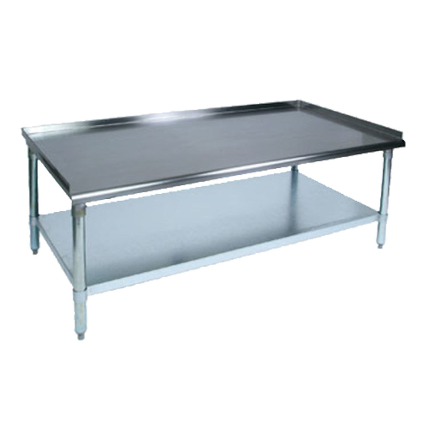 John Boos EES8-3036SSK Open Base 36" W x 30" D Equipment Stand, Stainless Steel Undershelf - JBEES83036SSK