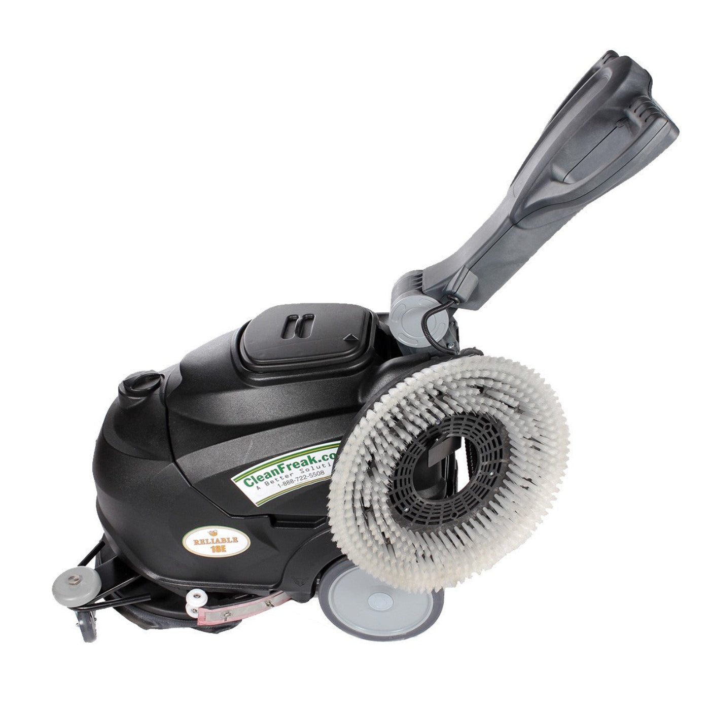 CleanFreak 18" Reliable 18E Electric Auto Scrubber w/ Nylon Brush - 8 Gallons - IES-18E-CF