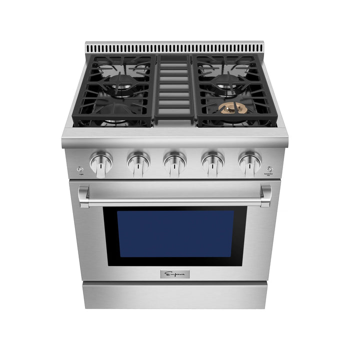 Empava 30GR03 30 Inch Freestanding Range Gas Cooktop And Oven