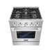 Empava 30GR07 30 in. Pro-Style Slide-In Single Oven Gas Range