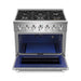 Empava 36GR08 36 In. Pro-Style Slide-In Single Oven Gas Range