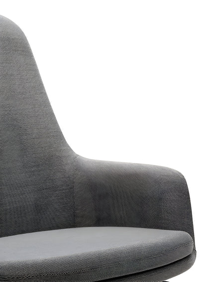 Normann Copenhagen Era Lounge Chair High - Metal Legs - 707077