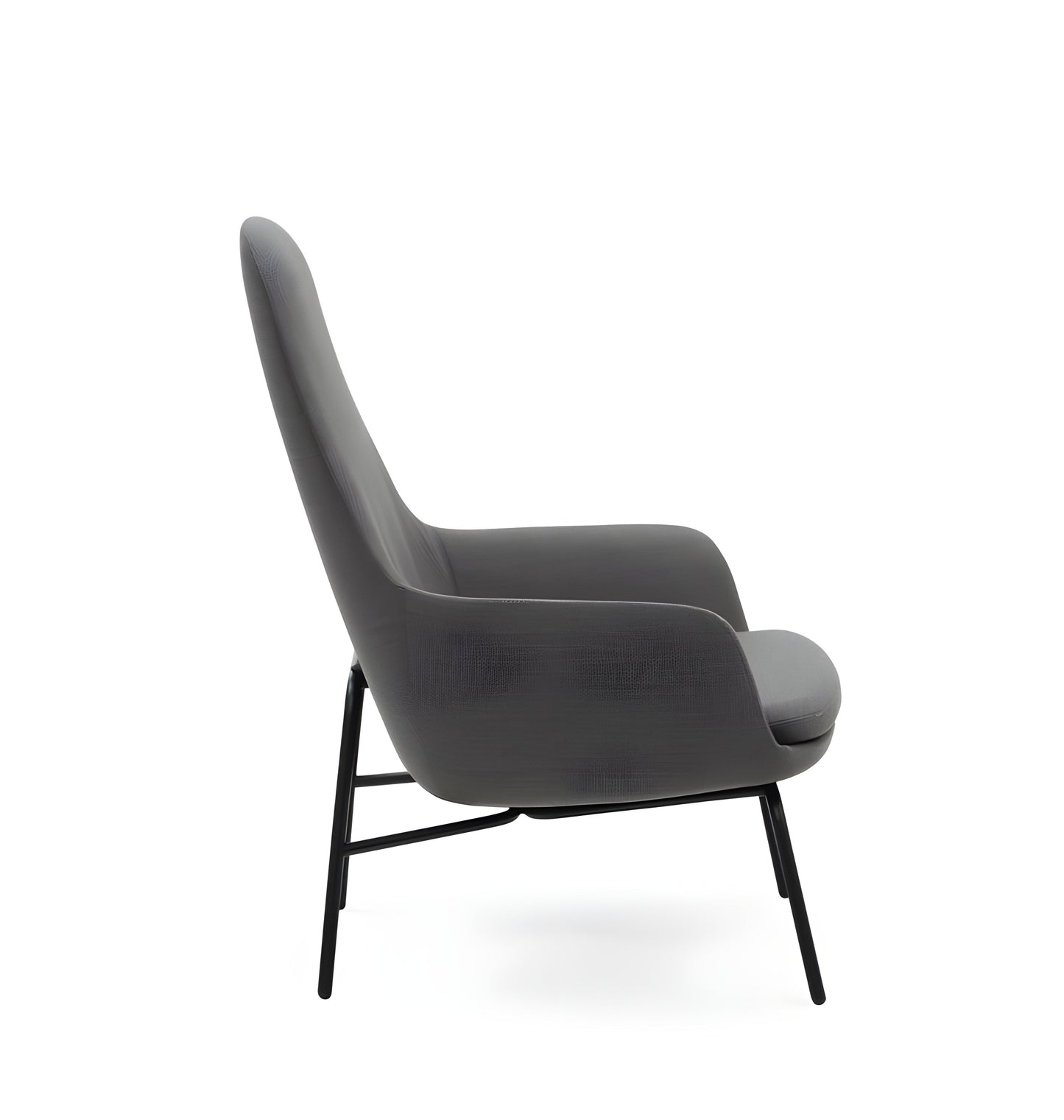 Normann Copenhagen Era Lounge Chair High - Metal Legs - 707077