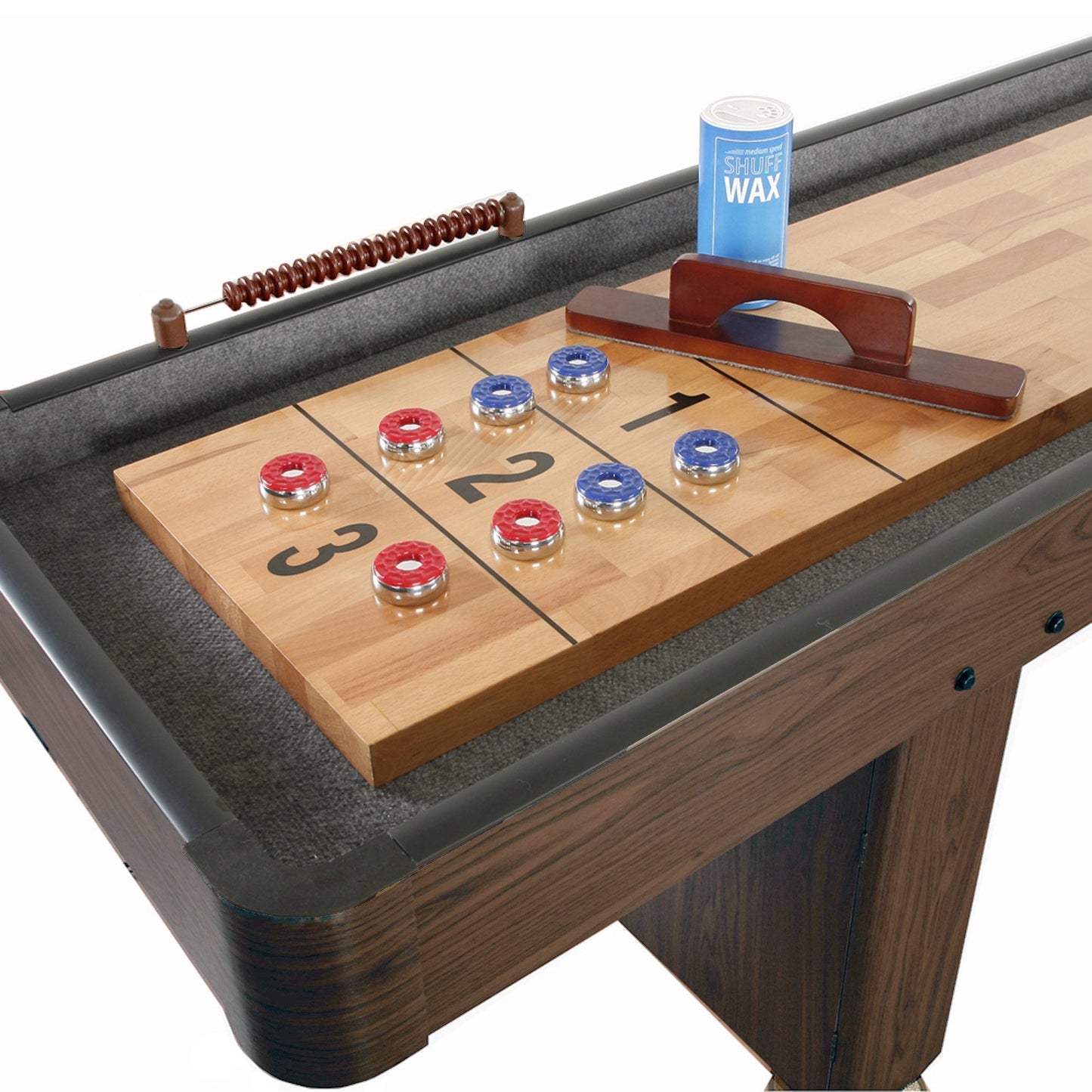 Hathaway Challenger Walnut 14ft Shuffleboard Table - BG1218