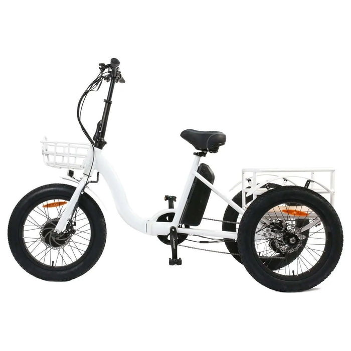 Eunorau New-Trike Folding Fat Tire Cargo Electric Tricycle