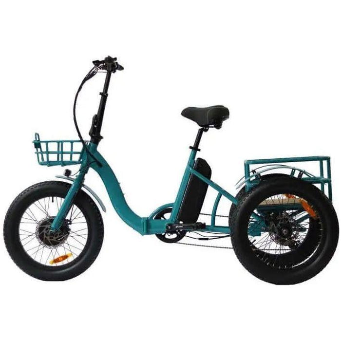 Eunorau New-Trike Folding Fat Tire Cargo Electric Tricycle