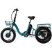 Eunorau New-Trike Folding Fat Tire Cargo Electric Tricycle