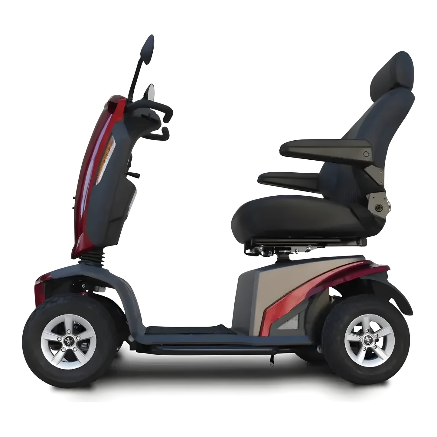 EV Rider VitaXpress 750W Heavy Duty All Terrain Mobility Scooter - S12E- RED