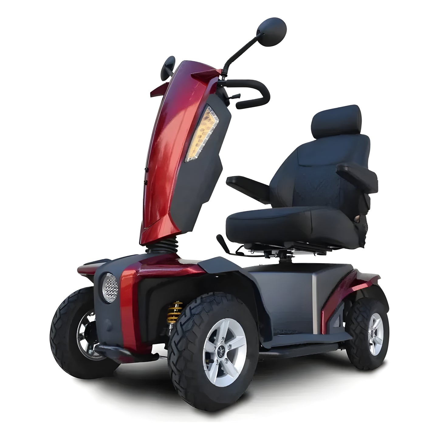 EV Rider VitaXpress 750W Heavy Duty All Terrain Mobility Scooter - S12E- RED