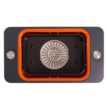 Everdure By Heston Blumenthal FUSION 29-Inch Charcoal Grill With Rotisserie & Electronic Ignition -  CE1BSUS