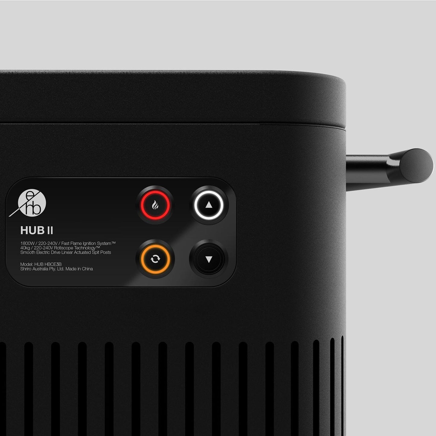 Everdure By Heston Blumenthal 54-Inch Charcoal Grill With Rotisserie & Electronic Ignition - HBCE2BBUS