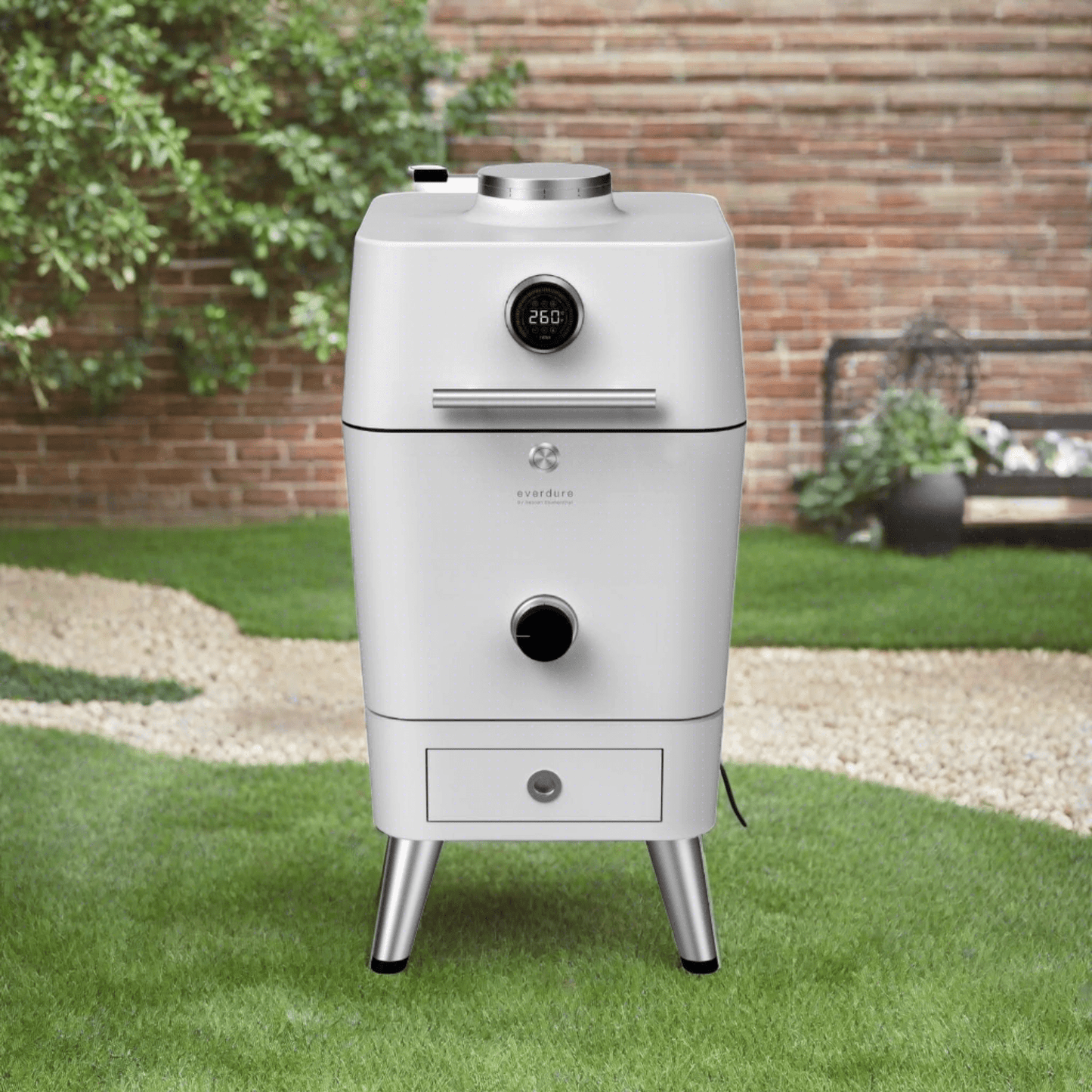 Everdure By Heston Blumenthal 4K 21-Inch Charcoal Grill & Smoker  - CE4KMUS