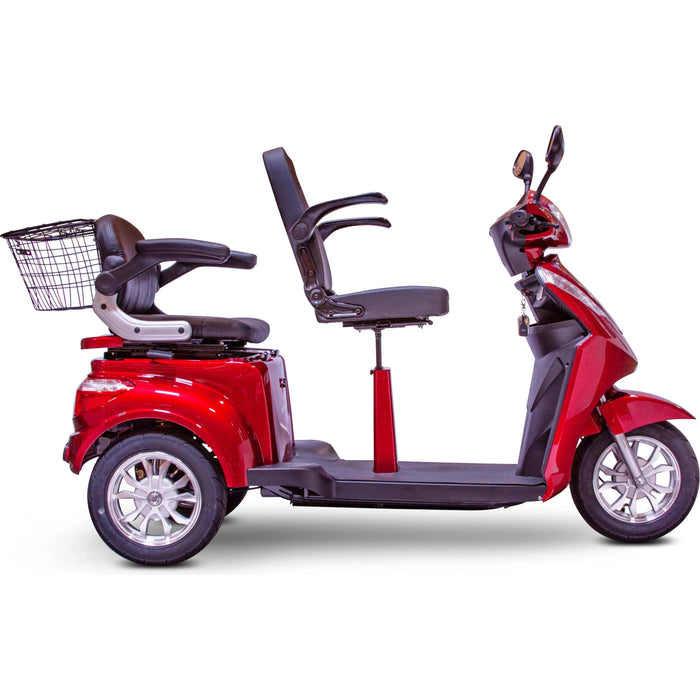 EWheels EW-66 700W Two Passenger 3-Wheel Mobility Scooter