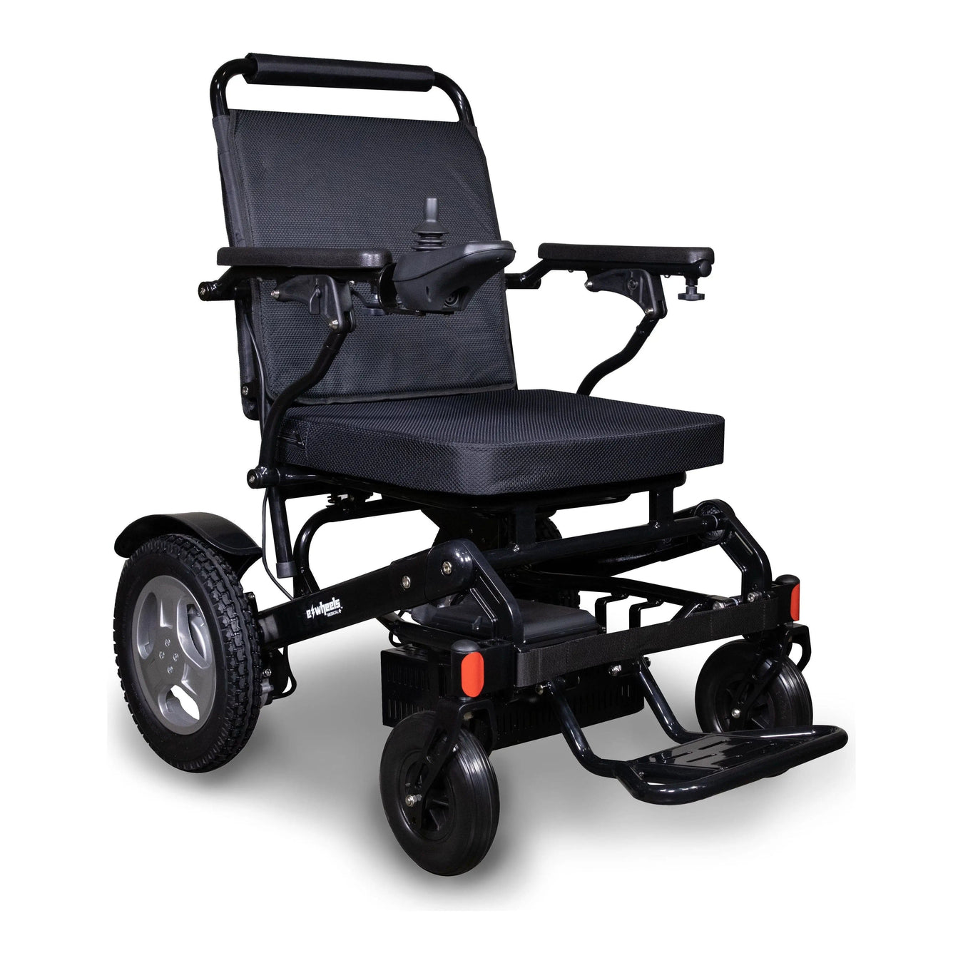 EWheels EW-M45 Folding Power Wheelchair Black